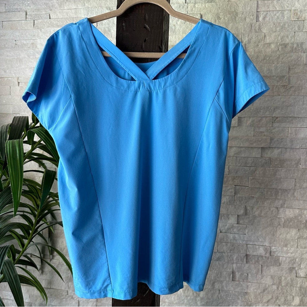 Helly Hansen Blue Polyester Elastane Short Sleeve… - image 3